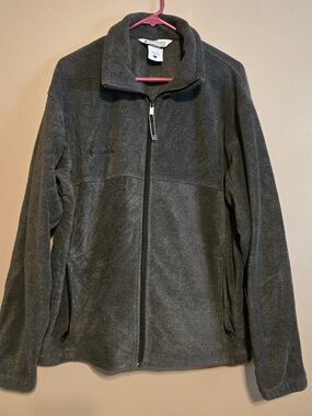 Columbia Men’s Gray Full-Zip Fleece Jacket